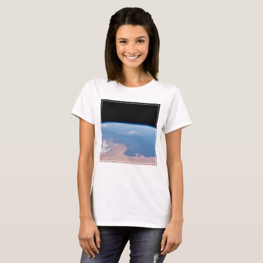 Kust van Tunesië en Libië en eiland Sicilië T-shirt (Voorkant volledig)