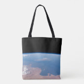 Kust van Tunesië en Libië en eiland Sicilië Tote Bag (Achterkant)