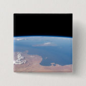 Kust van Tunesië en Libië en eiland Sicilië Vierkante Button 5,1 Cm (Voorkant)