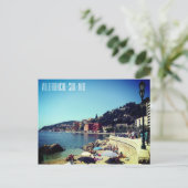 kust van villefranche briefkaart (Staand voorkant)