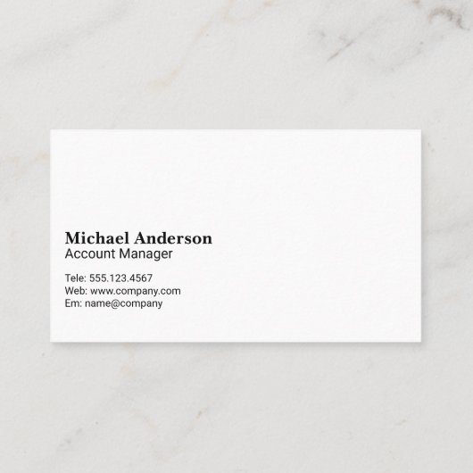 Kust Vastgoed Logo | Zon Opkomst Visitekaartje (Achterkant)