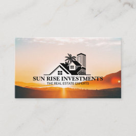 Kust Vastgoed Logo | Zon Opkomst Visitekaartje