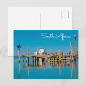 Kust Velddrif Zuid-Afrika Landschap Boot Vogels Briefkaart (Voorkant / Achterkant)