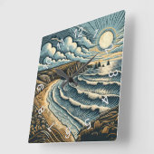 Kust Vierkante Klok (Hoek)