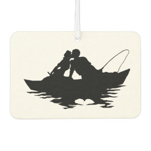 Kust Vist Couple Silhouette Air Freshener Luchtverfrisser