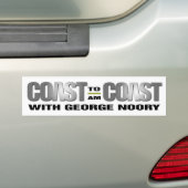 Kust voor de kust van AM-Bumpersticker (wit) Bumpersticker (Op auto)