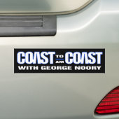 Kust voor de kust van AM-Bumpersticker (zwart) Bumpersticker (Op auto)