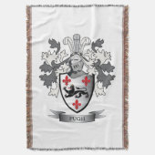 Kust voor de rest van de Pugh-familie Deken (Voorkant Verticaal)