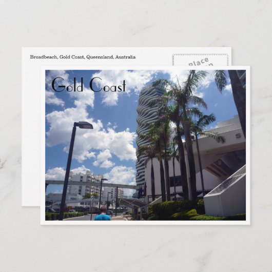 kust voor strandgoud briefkaart (Voorkant / Achterkant)