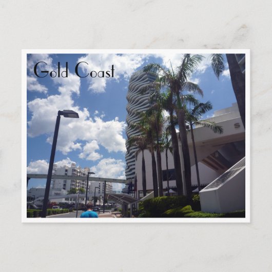 kust voor strandgoud briefkaart (Voorkant)