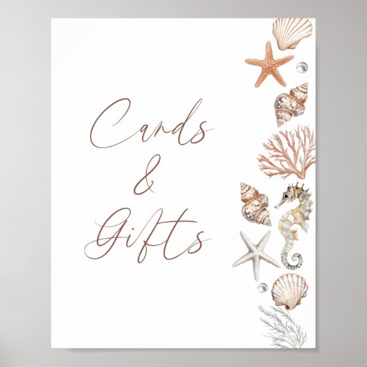 Kust Vrijgezellenfeest Kaarten en geschenken Poster (Voorkant)