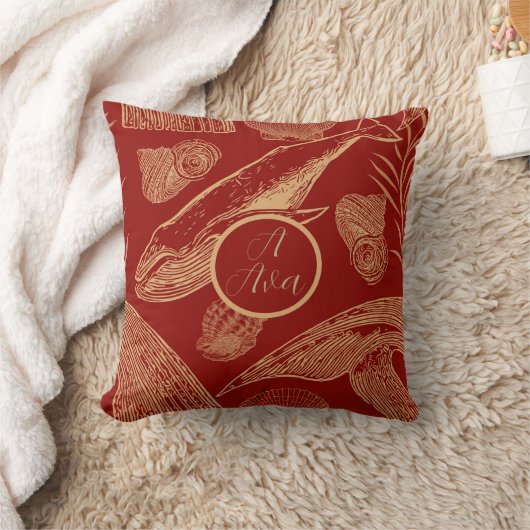 Kust  Walvis, Kwekerij, Rood Kussen (Deken)