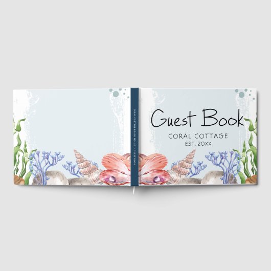 Kust Waterverf Beach House Gastenboek (Volledig)