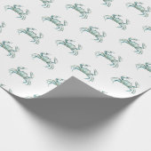 Kust Waterverf Krab Cadeaupapier (Hoek)