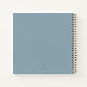 Kust Waterverf Oyster bruiloft gastenboek Notitieboek (Achterkant)