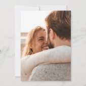 Kust Waterverf Oyster Fotobruiloft Save The Date (Achterkant)