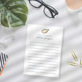 Kust Waterverf Oyster gepersonaliseerde gevoerd Post-it® Notes