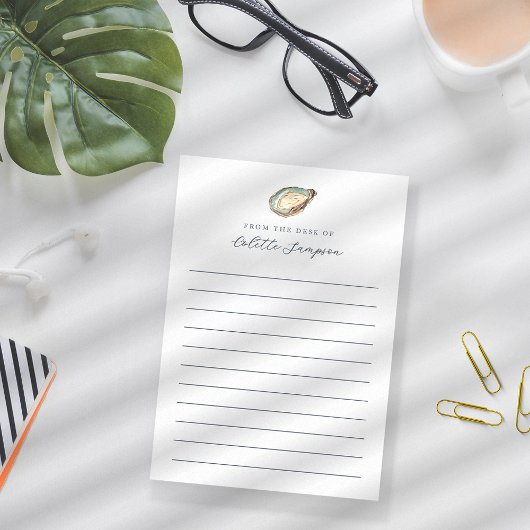 Kust Waterverf Oyster gepersonaliseerde gevoerd Post-it® Notes