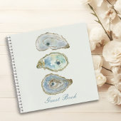 Kust Waterverf Oyster Guest Book Notitieboek