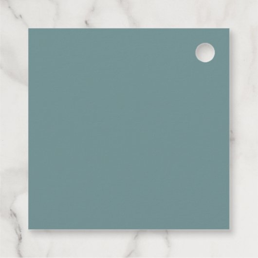 Kust Waterverf Oyster Wedding Welkom Bedankjes Labels (Achterkant)