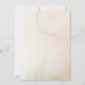 Kust Waterverf Sepia elegant Save the Date Kaart (Achterkant)