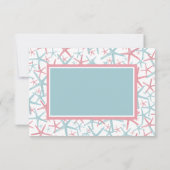 Kust Waterverf Strand Bedankkaart (Achterkant)