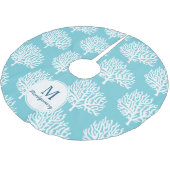 Kust Wit Zee Koraal & Familienaam Kerstboom Rok (Gekanteld)