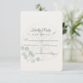Kust Zanddollar Aquarel RSVP Kaartje (Staand voorkant)