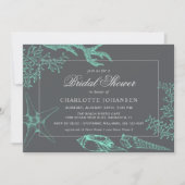 Kust Zee Koraal Nautisch Thema Vrijgezellenfeest Kaart (Voorkant)