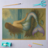 Kust Zeemeermin Sirene Decoupage Tissuepapier (Craft)
