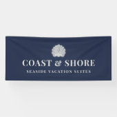 Kust Zeeschelp Merklogo Spandoek (Horizontaal)