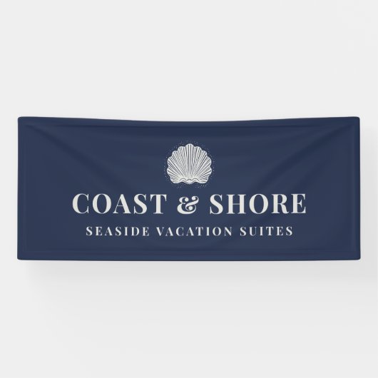 Kust Zeeschelp Merklogo Spandoek (Horizontaal)