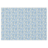 Kust Zeeschelp Strand Cottage Blauwe Tafelkleed (Voorkant (Horizontaal))