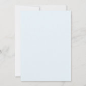 Kust Zeester Boog Blauw Witte Bruiloft Feest Kaart (Achterkant)