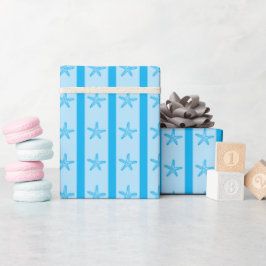 Kust Zeesterren & Strepen Naadloos Zomer Geschenk Cadeaupapier