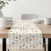 Kust Zomer Ontheemdingspatroon Korte Tafelloper