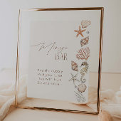 Kust ZomerBruids Douche Mimosa Bar Poster