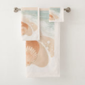 Kust Zonnegelaten Sereniteit Boho Strand Bad Handdoek (Insitu)