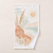 Kust Zonnegelaten Sereniteit Boho Strand Bad Handdoek (Handdoek)