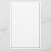 Kust Zwarte Palmetto Palmboom Persoonlijk Briefpapier (Achterkant)