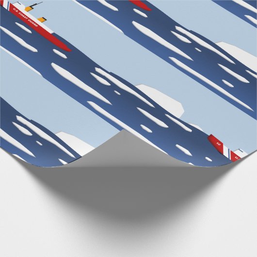 Kustafdichtingspapier voor ijsbrekers cadeaupapier (Hoek)