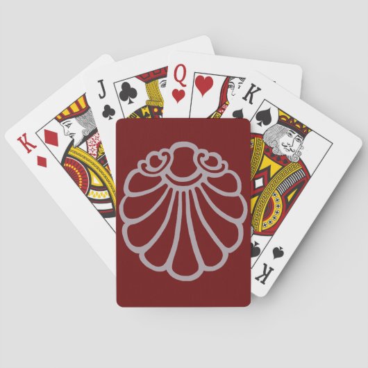 Kustafels met grote schuifwiel voor Logo Pokerkaarten (Achterkant)