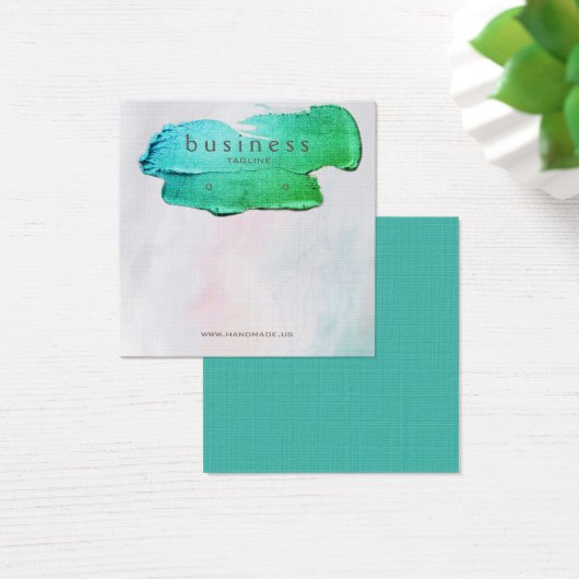 Kustagaat oorbel display vierkante visitekaartjes (Bureau)