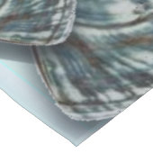 Kustaqua blauw strand hout zeesterren schelp tafelkleed (Gekanteld)