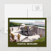 Kustartillerie Briefkaart (Voorkant / Achterkant)