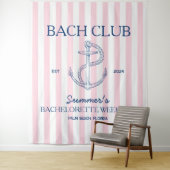 Kustbachelorette retro moderne ankerbachclub wandkleed (In situ)