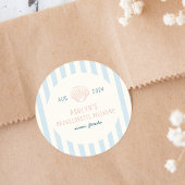 Kustbachelorette Ronde Sticker