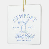 Kustbachelorette Weekend Meisjes Club Keramisch Ornament (Links)