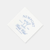 Kustbachelorette Weekend Meisjes Club Servet (Hoek)