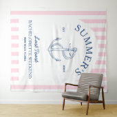 Kustbachelorette Weekend modern nautisch Wandkleed (In Situ (horizontaal))